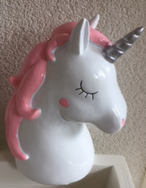 EENHOORN/ UNICORN SPAARPOT 15 X 8 X 8 CM