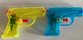 WATERPISTOOL MET LOLLY EN LABEL MET TEKST
