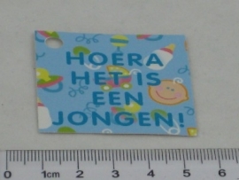 10 HOERA HET IS EEN JONGEN