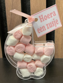 KINDERWAGENTJE GEVULD MET MINI SPEKJES ZUSJE