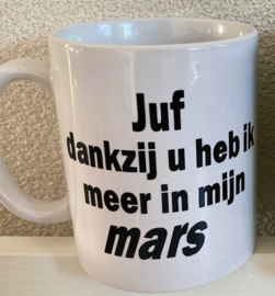 BEKER MET TEKST