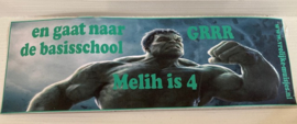 BLIKJE PRINGLES CHIPS DE HULK MET TEKST