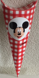 MICKEY MOUSE PUNT DOOSJE ONGEVEER 18 CM HOOG