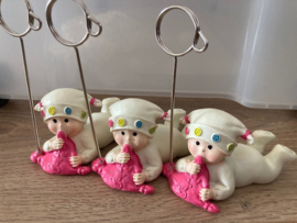 BABY BEELDJE ROZE MET FOTOCLIP