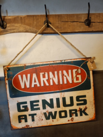 Genius at Work bord