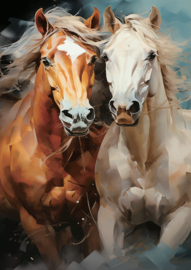 Majestic Horses A1, Mint by Michelle decoupagepaper