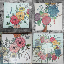 Workshop Iron Orchid Designs schilderij met Annie Sloan ChalkPaint op do/vr/za overdag