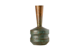 Chimney metalen vaas Antique copper 47 cm