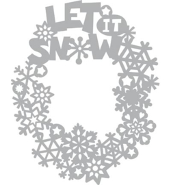 Let it Snow Mask stencil