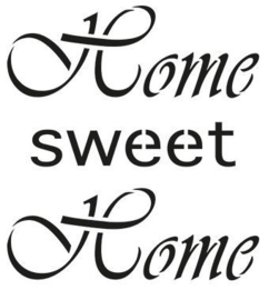 Universal Stencil Home Sweet Home.