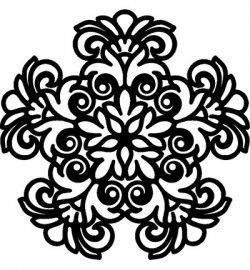 Mask stencil Doily 1