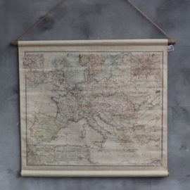Landkaart  / wandkaart Europa 90 x 73 cm