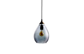 Simple hanglamp glas large grijs van Be Pure