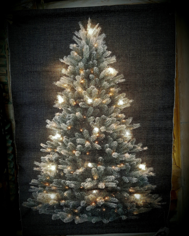 College Misverstand Een goede vriend Kerstboom wandkleed antraciet met echte lampjes Maat S | Kerst ~ X-mas ~  Winter | `t Bakhuus, binnen- en buitendecoratie