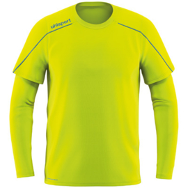 Uhlsport Stream 22 keepersset fluogeel/blauw