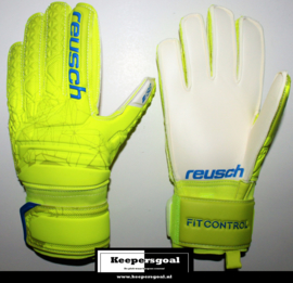 Reusch Fit Control SG Finger Support Lime Safety Yellow