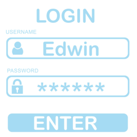 Naamsticker Login / Password