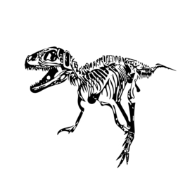 Muursticker Dinosaurus
