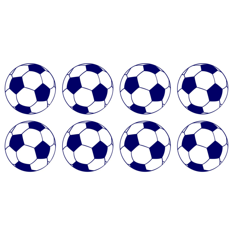 Oranje Harmonie Geschiktheid Miniset Voetballen | Muurstickers kleine vormen | MUURSTICKERS /  101WOONSTICKERS / MUURSTICKERS
