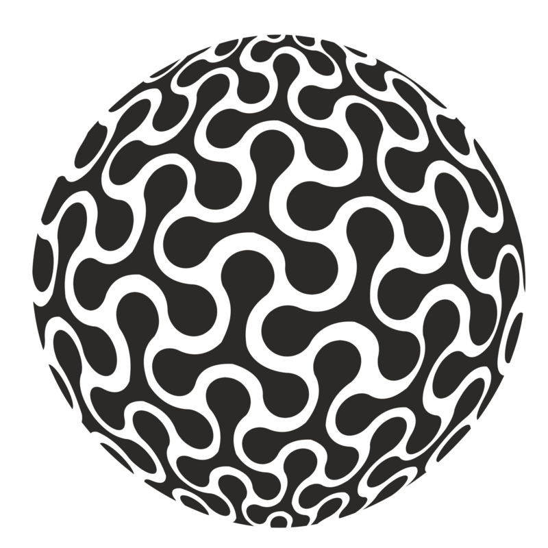 MUURSTICKER Sphere  in diverse kleuren leverbaar
