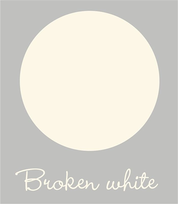 Kleurstaal Broken White
