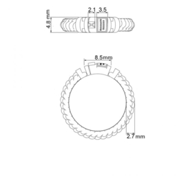 Buddha to Buddha ring Ben Xs Lock