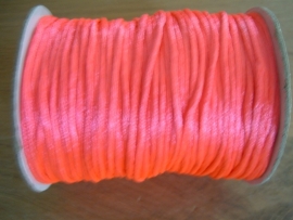 Satijnkoord in een mooie fel roze kleur