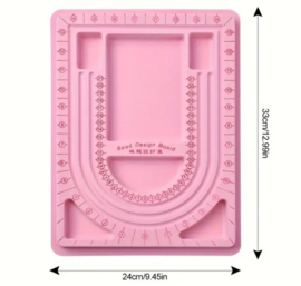 kralenbord roze