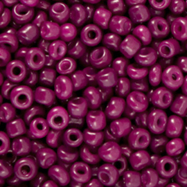 Glaskralen Rocailles 3mm Cassis purple 10 gram