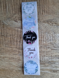 10 stuks Sticker ´Thank you`