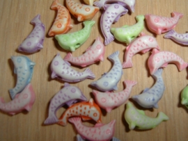 Leuke pastelkleurige dolfijntjesmix