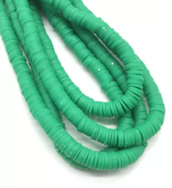 Katsuki kralen 6 mm groen per streng