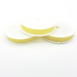 Nylondraad geel 1,0 mm (elastisch)