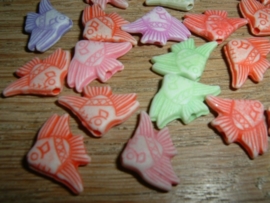 Leuke pastelkleurige visjes mix