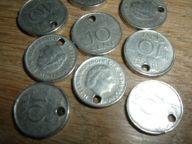 Mooie hangertjes Munt 10 cent