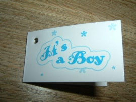 Mini Kaartjes "It's a boy".