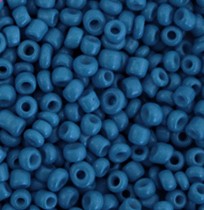 Glaskralen Rocailles 2mm Petrol blue 20 gram