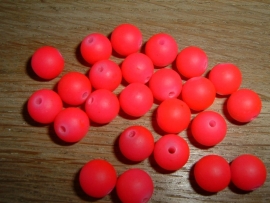 Mooie fluor roze Buri zaden van 8 mm.