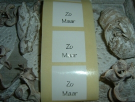 "Zo maar"