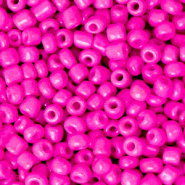 Glaskralen Rocailles 3mm Neon hot pink 10 gram