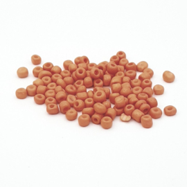 GLASKRALEN ROCAILLES (4MM) CANTALOUPE PINK 20 GRAM