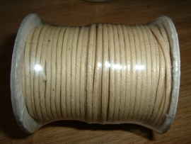 Waxkoord beige 2.0 mm.