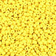 Glaskralen Rocailles 2 mm Neon bold yellow 10 gram