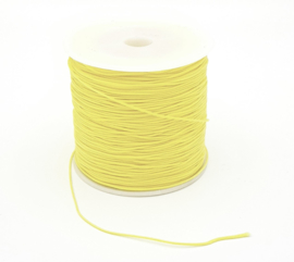 Macrame draad 0.8 mm. sunshine geel per meter