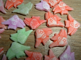 Leuke pastelkleurige visjes mix