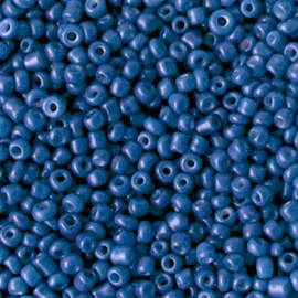 Glaskralen Rocailles 2mm Patriot blue 10 gram