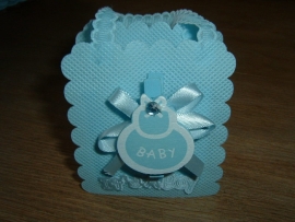 Mooie kleine blauwe tasjes "It's a boy"