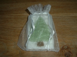 Mooie witte organza zakjes van 12 x 9 cm.
