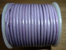 Rond DQ leerkoord van 2 mm. in een mooie paarse kleur.