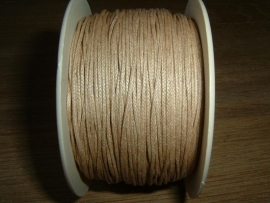 Waxkoord beige 0,5 mm.